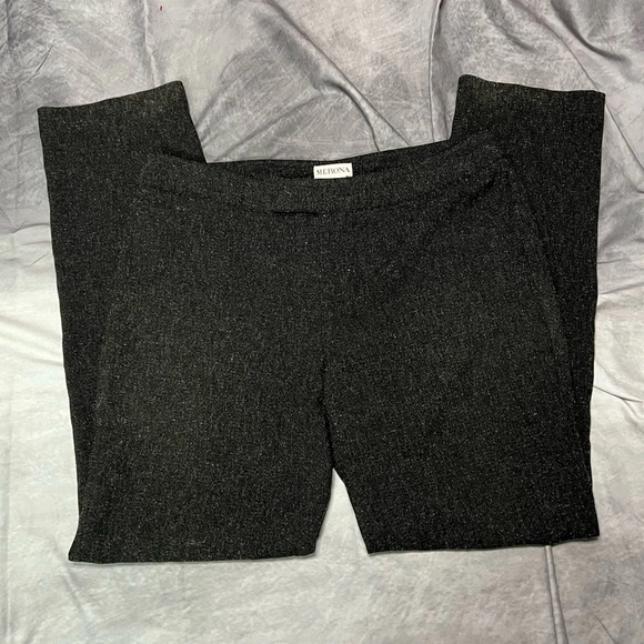 Merona Fit 2 Gray & Black Tweed Dress Pants - size 12 - Picture 7 of 8